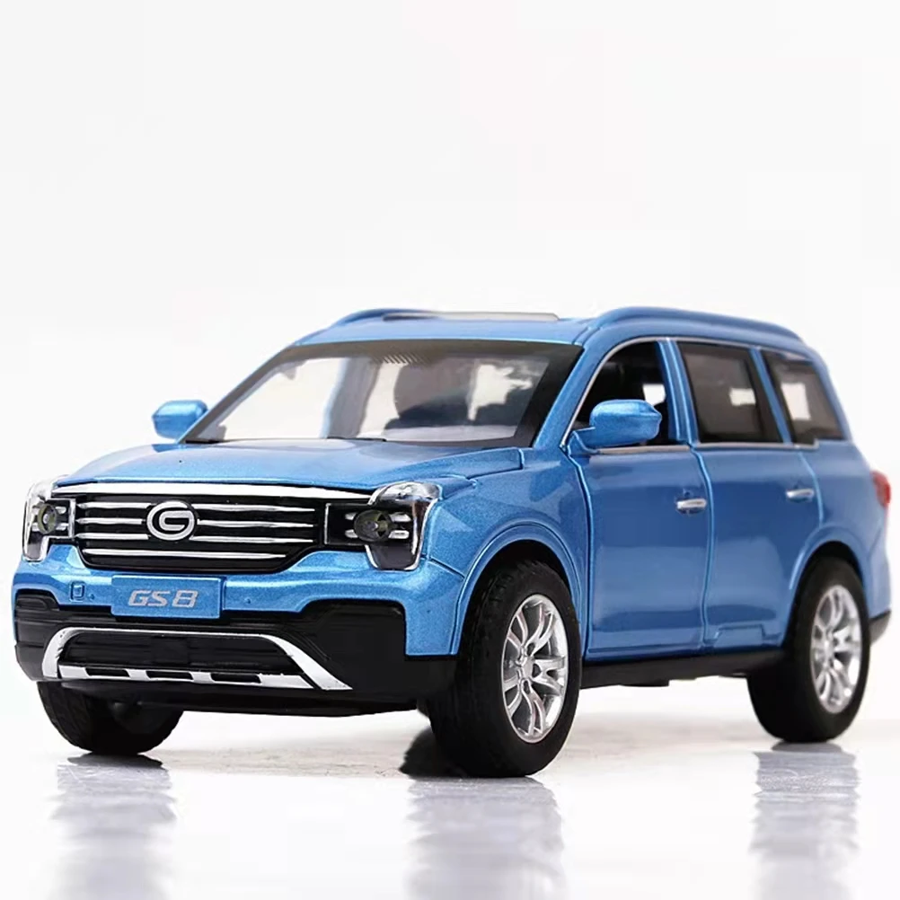 Модель автомобиля Trumpchi GS8 из сплава в масштабе 1:32, украшение со звуком и Iight, игрушка с контролем силы, подарок
Модель автомобиля Trumpchi GS8 из сплава в масштабе 1:32, украшение со звуком и Iight, игрушка с контролем силы, подарок