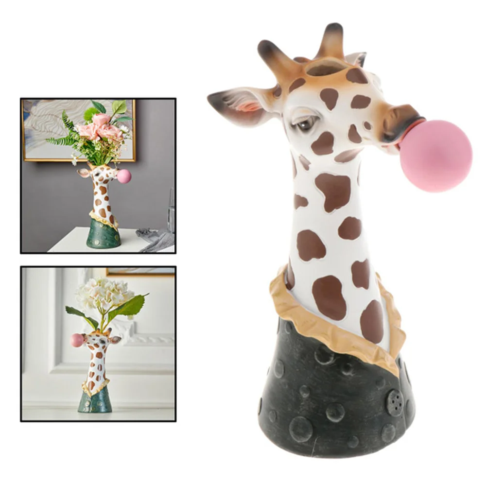 5 Type Resin Cartoon Animal Head Vase Flower Pot Creative Simulation Dried Planter Crafts Table Bonsai Vase Home Decoration
5 Type Resin Cartoon Animal Head Vase Flower Pot Creative Simulation Dried Planter Crafts Table Bonsai Vase Home Decoration