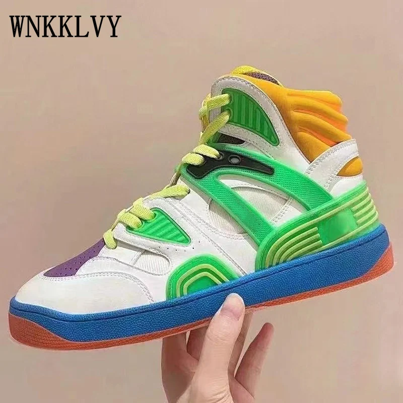 2021New Thick bottom high-top lace up sneakers women round toe genuine leather flat fashion spring autumn running shoes unisex
2021New Thick bottom high-top lace up sneakers women round toe genuine leather flat fashion spring autumn running shoes unisex