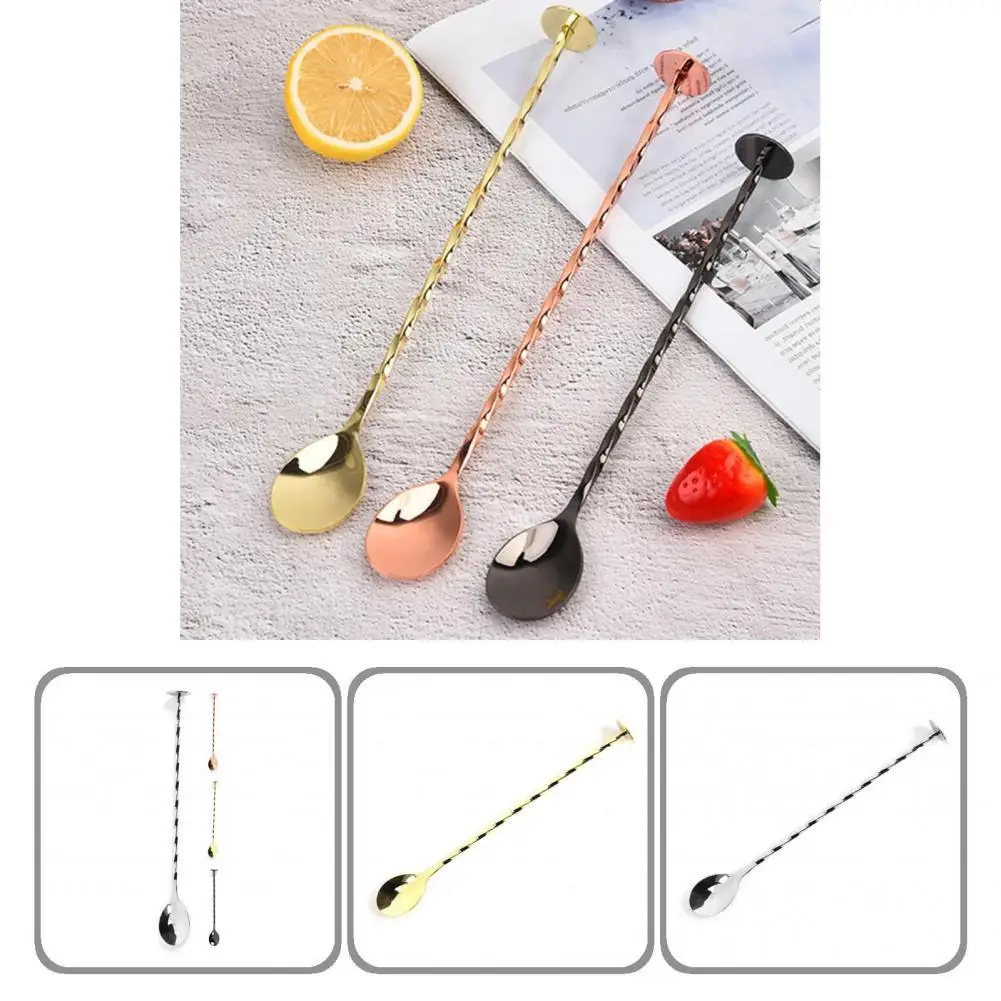 Practical Good Reusable Drinks Beverage Mixing Spoon Attractive Stirring Spoon Spiral Handle for Household 
Practical Good Reusable Drinks Beverage Mixing Spoon Attractive Stirring Spoon Spiral Handle for Household