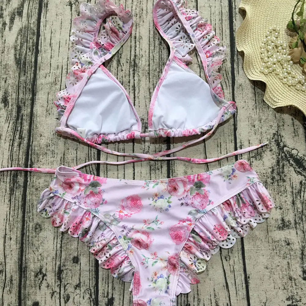 2018 Summer Floral Bikini Set Women Swimwear Push Up Padded Bra Bandage Monokini Swimsuit Women Bathing Suit Beachwear Summer
2018 Summer Floral Bikini Set Women Swimwear Push Up Padded Bra Bandage Monokini Swimsuit Women Bathing Suit Beachwear Summer