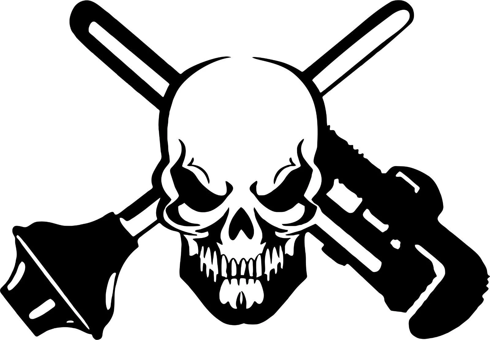 For Skull Plumber Plunger Pipe Wrench Car Truck Window Laptop Vinyl Decal Sticker Various Sizes
For Skull Plumber Plunger Pipe Wrench Car Truck Window Laptop Vinyl Decal Sticker Various Sizes