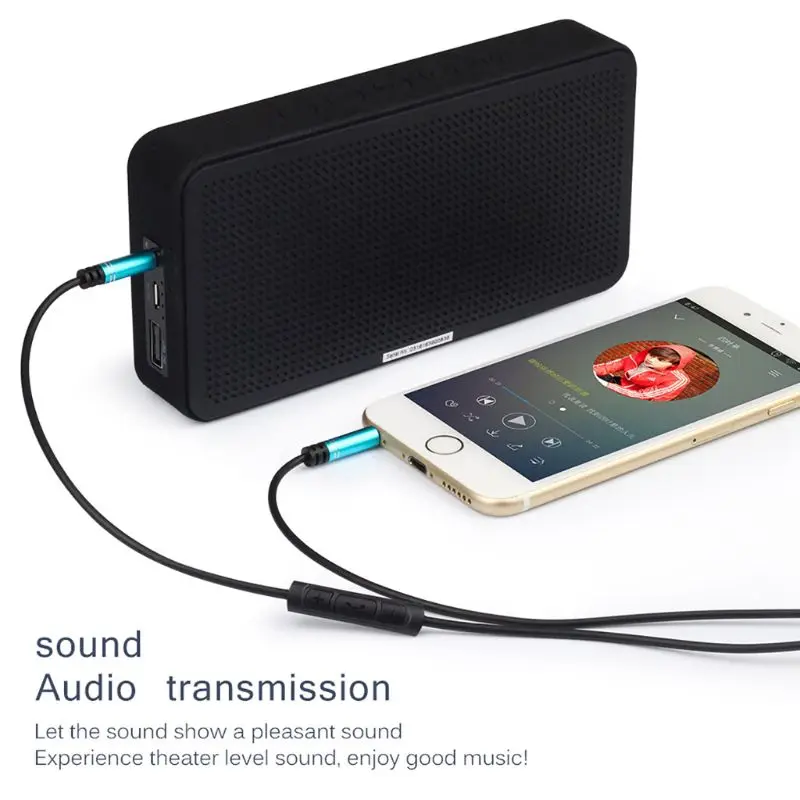 P82F 3.5mm Jack Audio Cable 1.2m Stereo Aux Plug Cord With MIC Speakerphone In-Line Volume Control For Car Cellphone Tablet
P82F 3.5mm Jack Audio Cable 1.2m Stereo Aux Plug Cord With MIC Speakerphone In-Line Volume Control For Car Cellphone Tablet