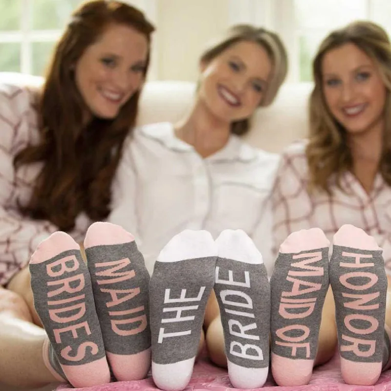Wedding Party Bride Groom Socks bridesmaid maid of honor gifts bridal shower to be presents decoration apparel supplies
Wedding Party Bride Groom Socks bridesmaid maid of honor gifts bridal shower to be presents decoration apparel supplies