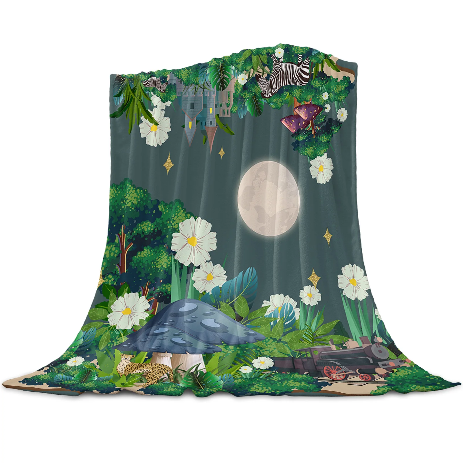 Jungle Tropical Plant Blankets for Beds Home Bedspread Travel Flannel Blanket Throw Blanket for Sofa
Jungle Tropical Plant Blankets for Beds Home Bedspread Travel Flannel Blanket Throw Blanket for Sofa