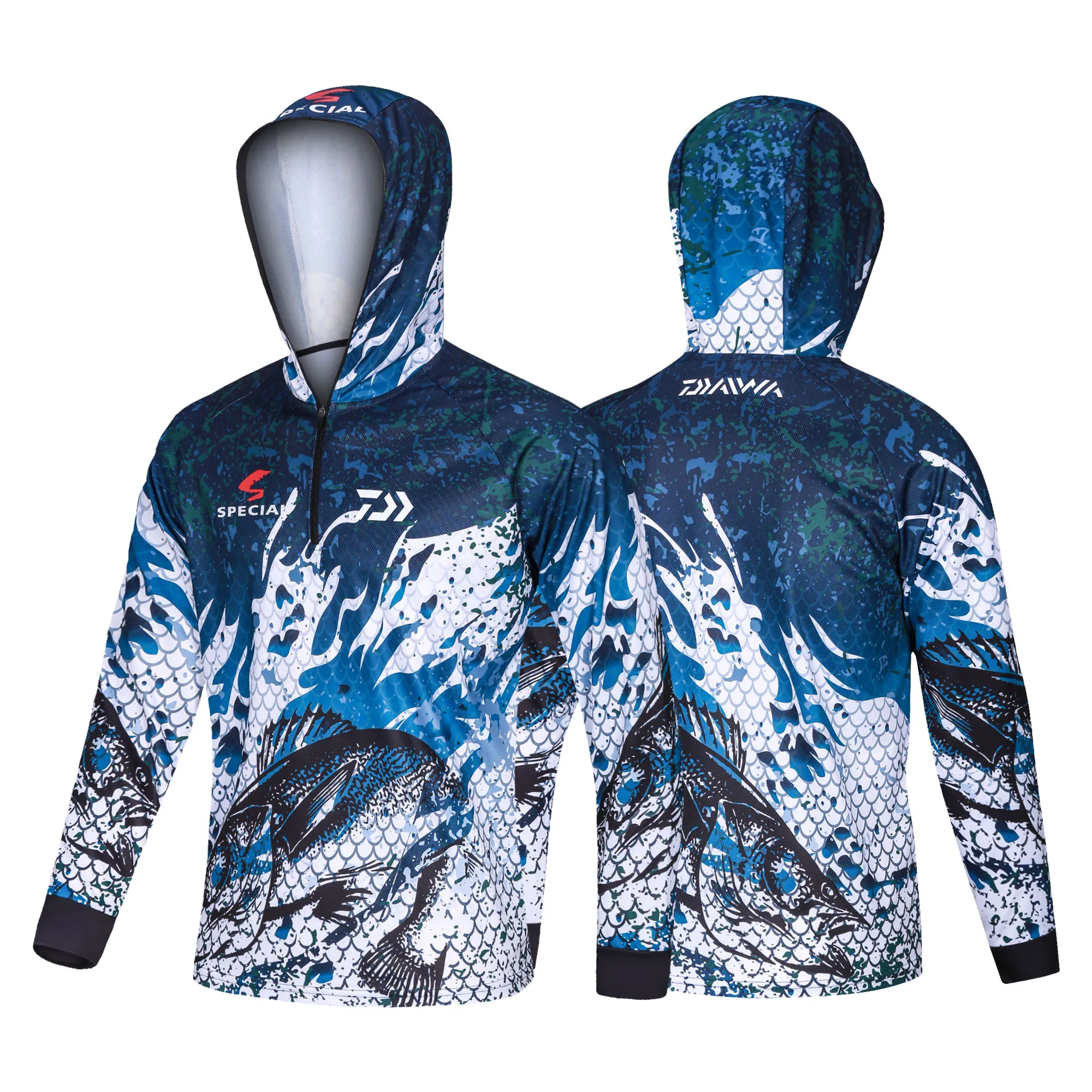 DAIWA Fishing Clothing Camouflage Cycling Clothes Sunscreen Breathable Anti Mosquito Quick Dry DAWA Hiking Shirt face neck
DAIWA Fishing Clothing Camouflage Cycling Clothes Sunscreen Breathable Anti Mosquito Quick Dry DAWA Hiking Shirt face neck