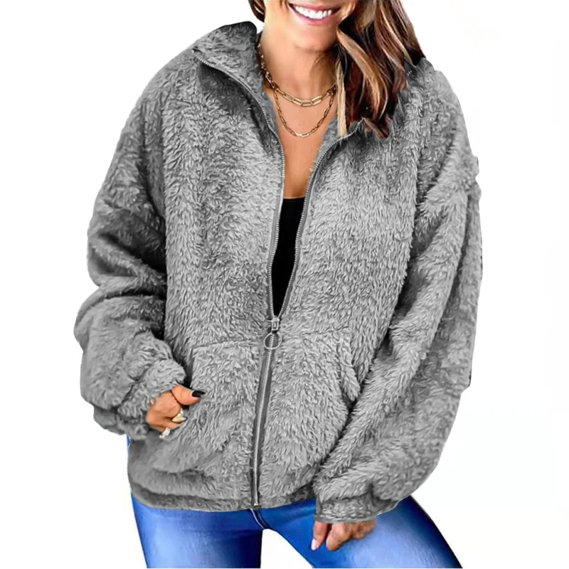 Autumn Winter Faux Fur Coats Women Warm Soft Fleece Jacket Solid Zipper Fluffy Jackets Outerwear Female Casual Women Overcoat
Autumn Winter Faux Fur Coats Women Warm Soft Fleece Jacket Solid Zipper Fluffy Jackets Outerwear Female Casual Women Overcoat