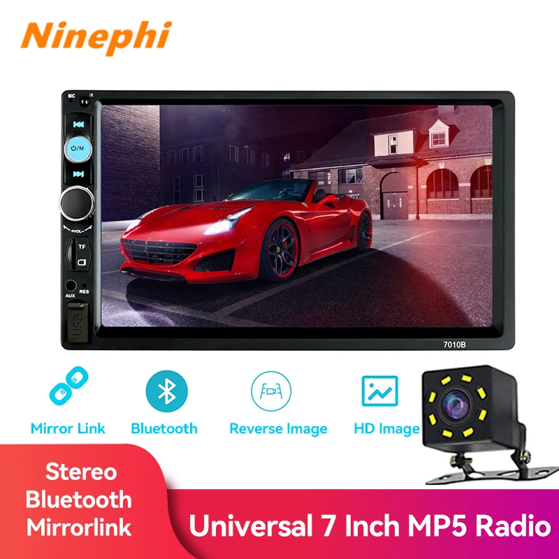 Автомагнитола для Volkswagen, Nissan, Hyundai, Kia, Toyota, LADA, 2Din, мультимедийный MP5-плеер 7 дюймов, универсальный автомобильный стереоприемник Mirrorlink 
Автомагнитола для Volkswagen, Nissan, Hyundai, Kia, Toyota, LADA, 2Din, мультимедийный MP5-плеер 7 дюймов, универсальный автомобильный стереоприемник Mirrorlink
