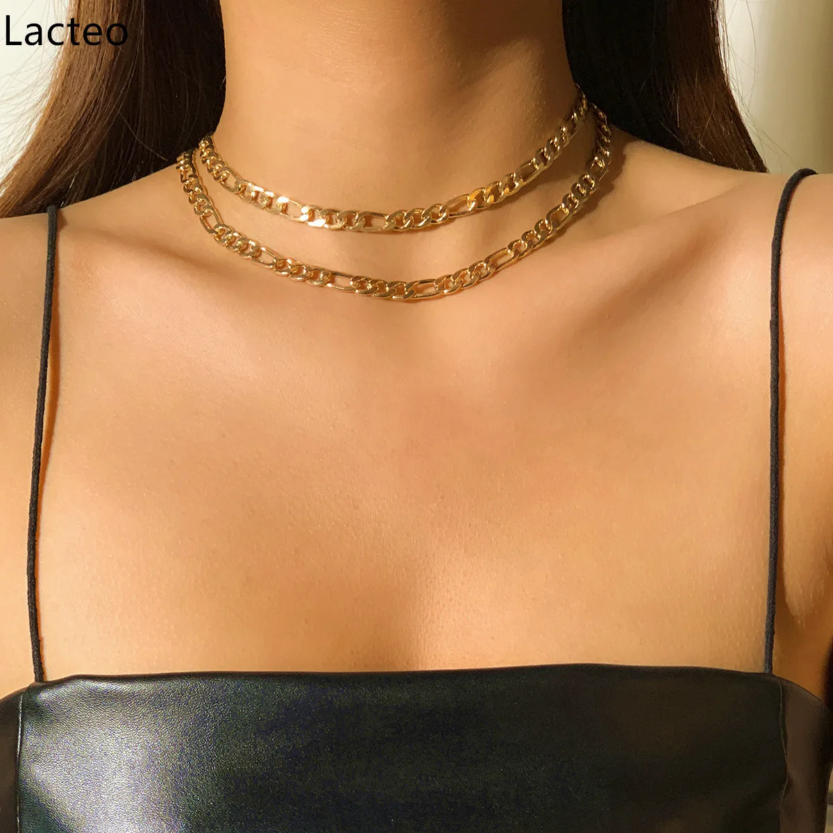 Lacteo Simple Minimalist Iron Chain Choker Necklace For Women Hip Hop Double Layer Classic Wild Charm Necklace Jewelry Gifts
Lacteo Simple Minimalist Iron Chain Choker Necklace For Women Hip Hop Double Layer Classic Wild Charm Necklace Jewelry Gifts