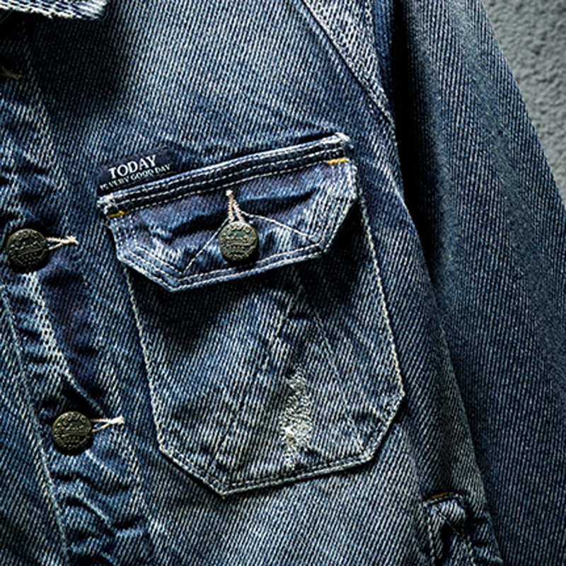Dropship Vintage Men's Suit Denim Jackets European and American Streetwear Fashion Man Jean Jacket Coats Plus Size XXXL A804
Dropship Vintage Men's Suit Denim Jackets European and American Streetwear Fashion Man Jean Jacket Coats Plus Size XXXL A804