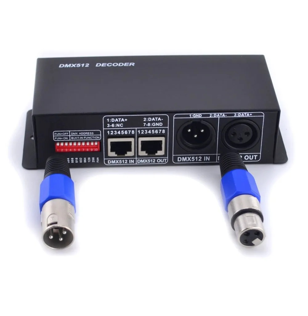 10pcs/lot DHL free shipping DMX512 Controller Decoder 4 Channels 8A led rgb controller DC12V-24V For LED strip
10pcs/lot DHL free shipping DMX512 Controller Decoder 4 Channels 8A led rgb controller DC12V-24V For LED strip
