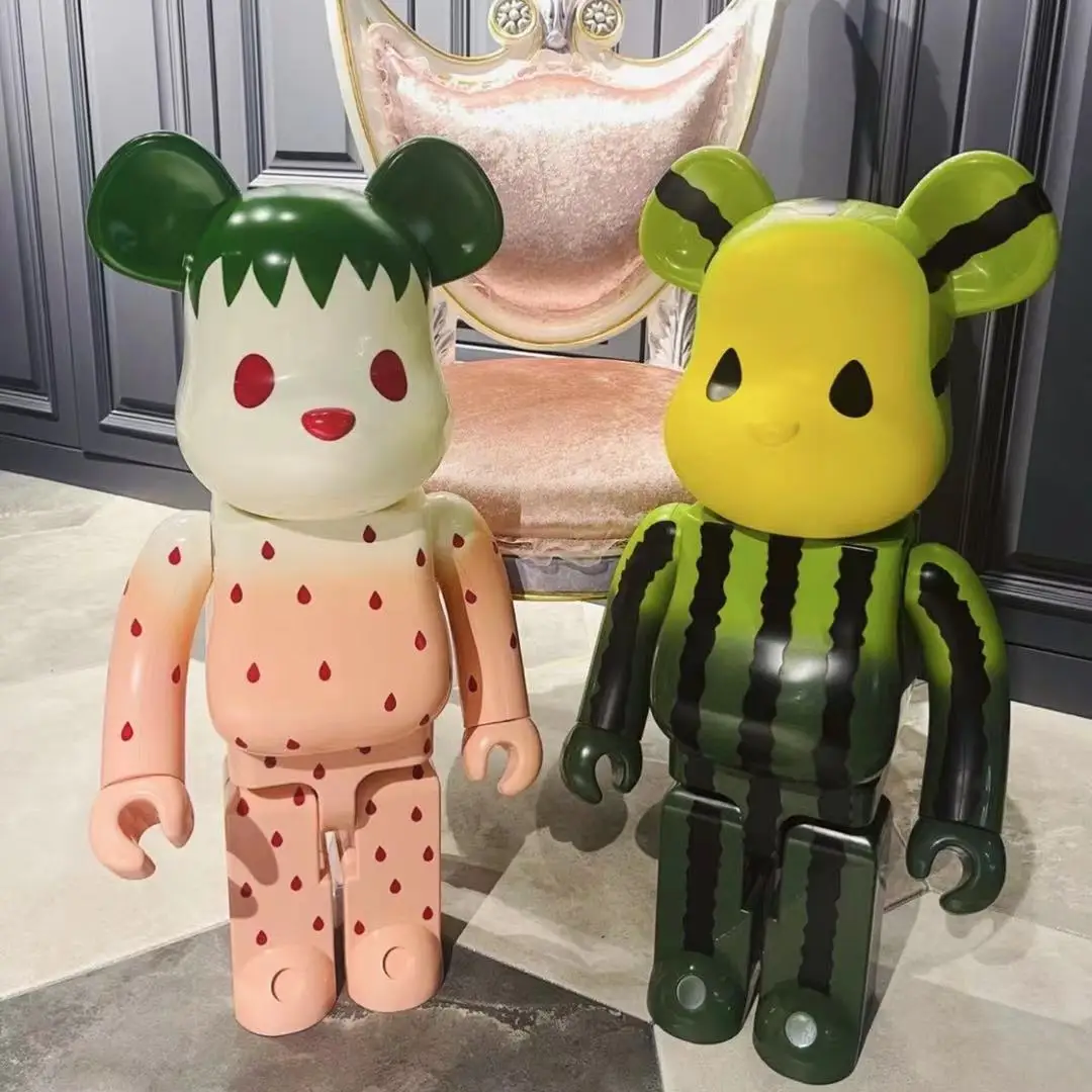 New Sell Bearbricklys 400% 28cm Watermelon Strawberry Action Figure Blocks Bear Doll Decoration Model Friends Toy Christmas Gift
New Sell Bearbricklys 400% 28cm Watermelon Strawberry Action Figure Blocks Bear Doll Decoration Model Friends Toy Christmas Gift