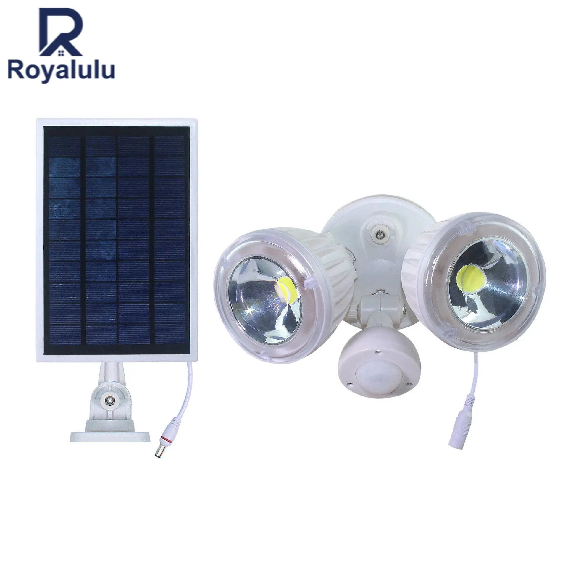 10W COB 2 Heads Solar Light Outdoor Induction Wall Lamp White Shell with 3m Extension Cord Motion Sensor Lights
10W COB 2 Heads Solar Light Outdoor Induction Wall Lamp White Shell with 3m Extension Cord Motion Sensor Lights