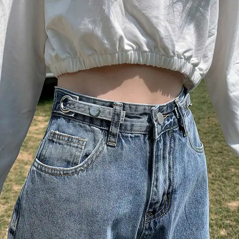 Женские джинсовые брюки, свободные прямые осенне-зимние брюки с высокой талией
Женские джинсовые брюки, свободные прямые осенне-зимние брюки с высокой талией