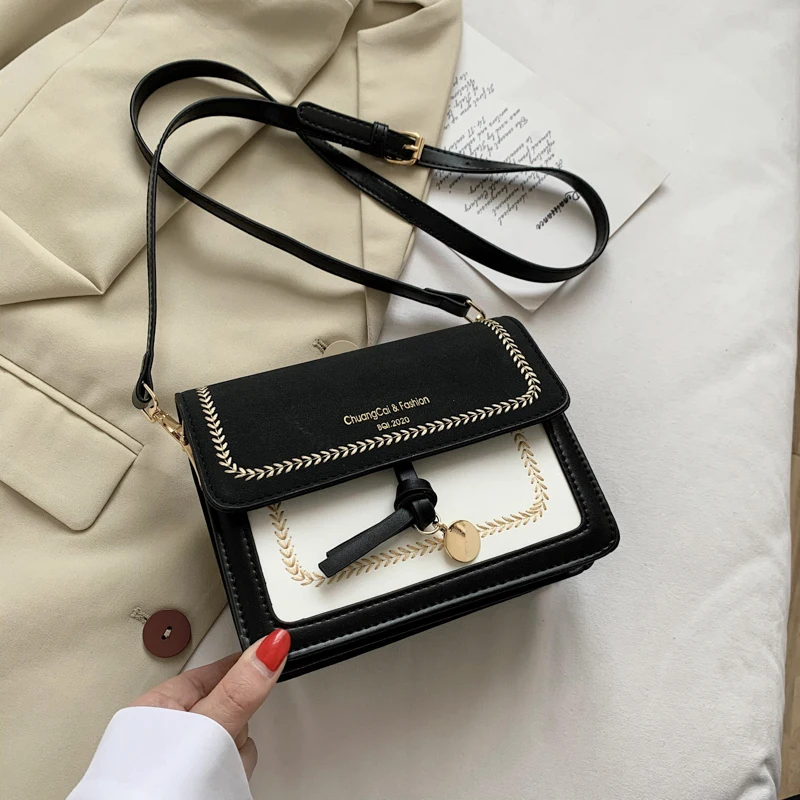 Crossbody Bags for Women Panelled Leather Shoulder Bag Sac A Main Female Messenger Bag for Girls Solid Ladies Bag Party Bolsas
Crossbody Bags for Women Panelled Leather Shoulder Bag Sac A Main Female Messenger Bag for Girls Solid Ladies Bag Party Bolsas