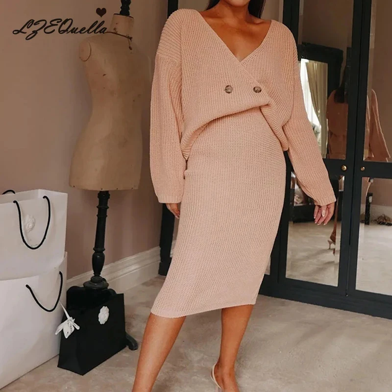 LZEQuella Knitted Sweater and Skirt Two Piece Set Autumn Slim Fit Crop Tops Women Sweater Skirts 2 Piece Sets Womens Outfits
LZEQuella Knitted Sweater and Skirt Two Piece Set Autumn Slim Fit Crop Tops Women Sweater Skirts 2 Piece Sets Womens Outfits