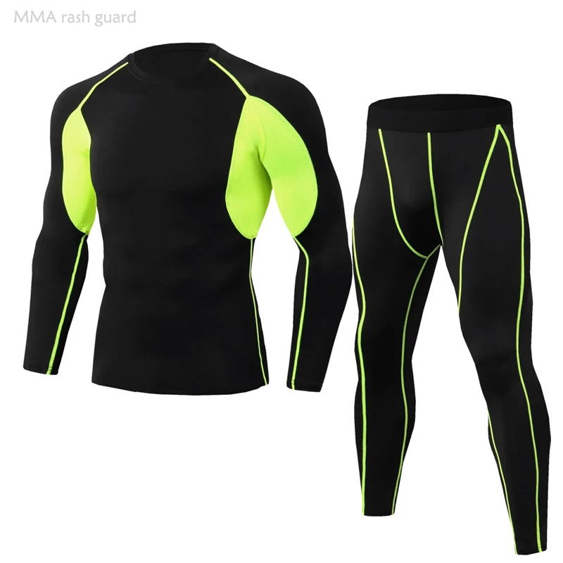 Brand Men's Winter Clothing Thermal Underwear Plus Size Shirt Pants Jogging Suit Rash Guard Compression T-shirt Tights 2-pc/set
Brand Men's Winter Clothing Thermal Underwear Plus Size Shirt Pants Jogging Suit Rash Guard Compression T-shirt Tights 2-pc/set