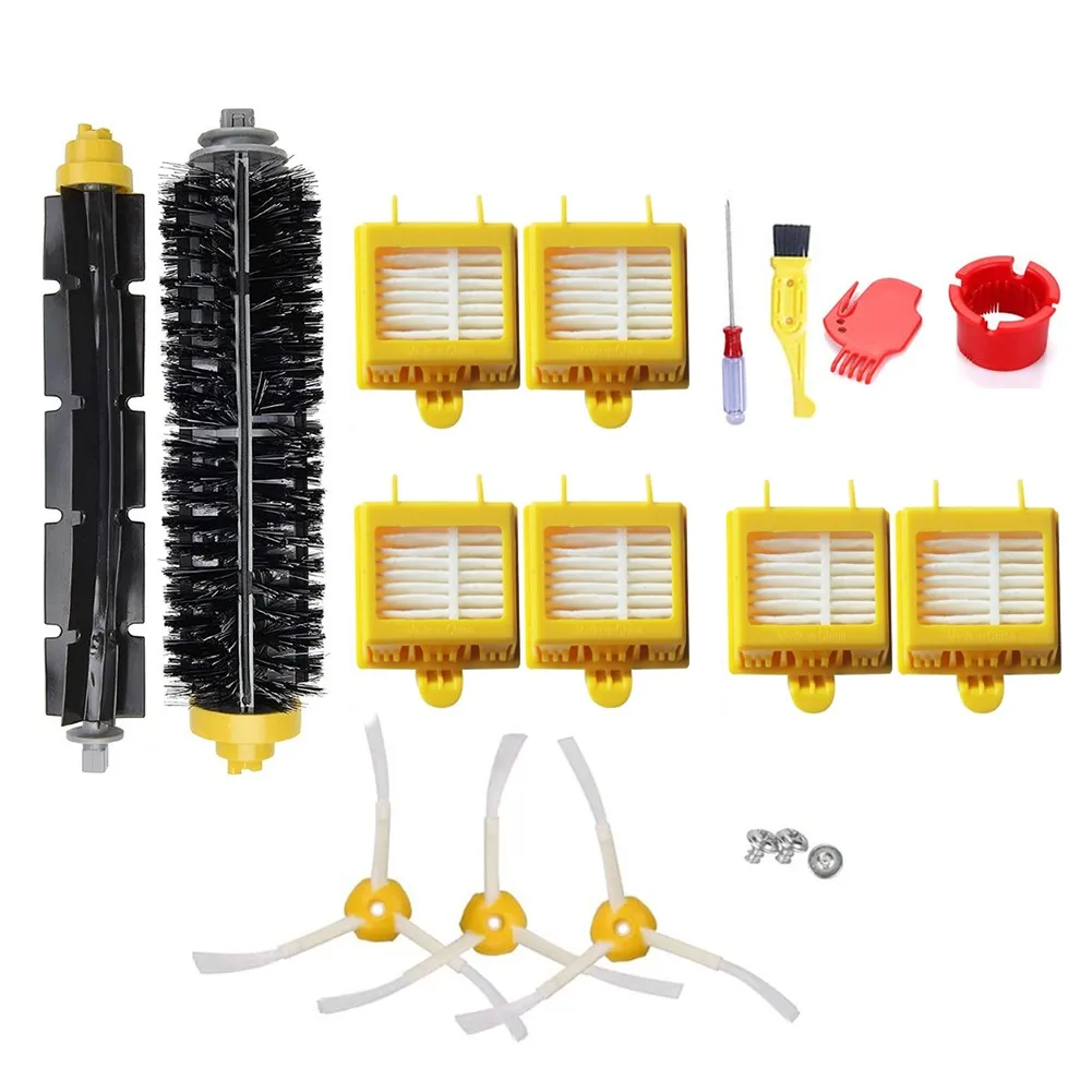 Filter Main Roller Brush Cleaning Side Brushes For IRobot Roomba 700 Series 760 770 780 790 Vacuum Cleaner Sweeper Replacement
Filter Main Roller Brush Cleaning Side Brushes For IRobot Roomba 700 Series 760 770 780 790 Vacuum Cleaner Sweeper Replacement