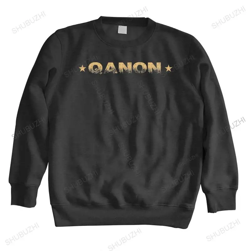 

new arrived teenage cool sweatshirt mens black hoodie QAnon - Q Clearance Governmen man brand warn hoody streetwear spring tops