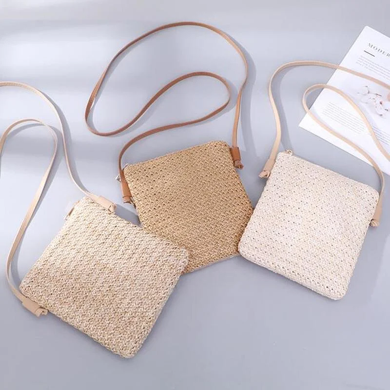 2021 Women's Straw Plait Small Square Bags One Shoulder Slanted Across Bag Handbag Coin Purses Summer Casual Sweet Holiday Tote
2021 Women's Straw Plait Small Square Bags One Shoulder Slanted Across Bag Handbag Coin Purses Summer Casual Sweet Holiday Tote