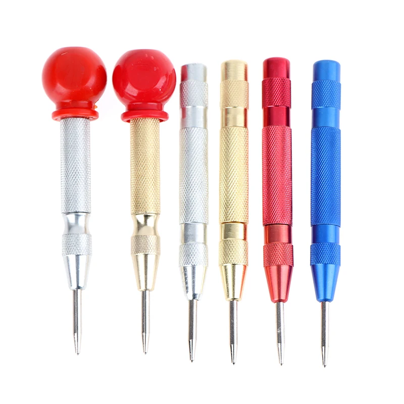Automatic Center Punch Spring Loaded Marking Starting Holes Tool Wood Marker
Automatic Center Punch Spring Loaded Marking Starting Holes Tool Wood Marker
