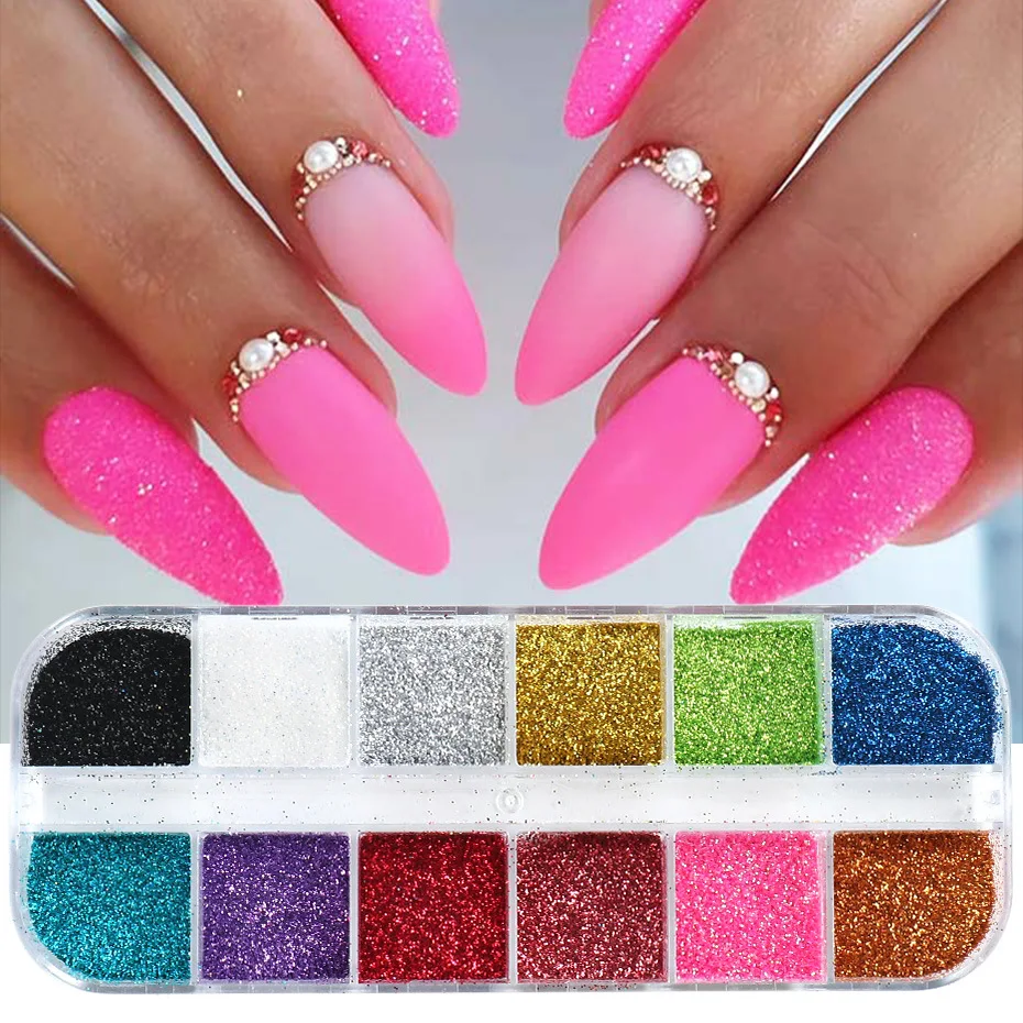 12 Grid/set Shiny Nail Glitter Powder Gold Silver Sequins Sparkly Chrome Pigment Dust Polish Manicure Nail Art Decorations
12 Grid/set Shiny Nail Glitter Powder Gold Silver Sequins Sparkly Chrome Pigment Dust Polish Manicure Nail Art Decorations