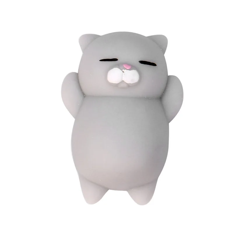 

Cute Mochi Squishy Cat Squeeze Healing Fun Kids Kawaii Toy Stress Reliever Decor TPR animal Noverty Toys Anti Stress