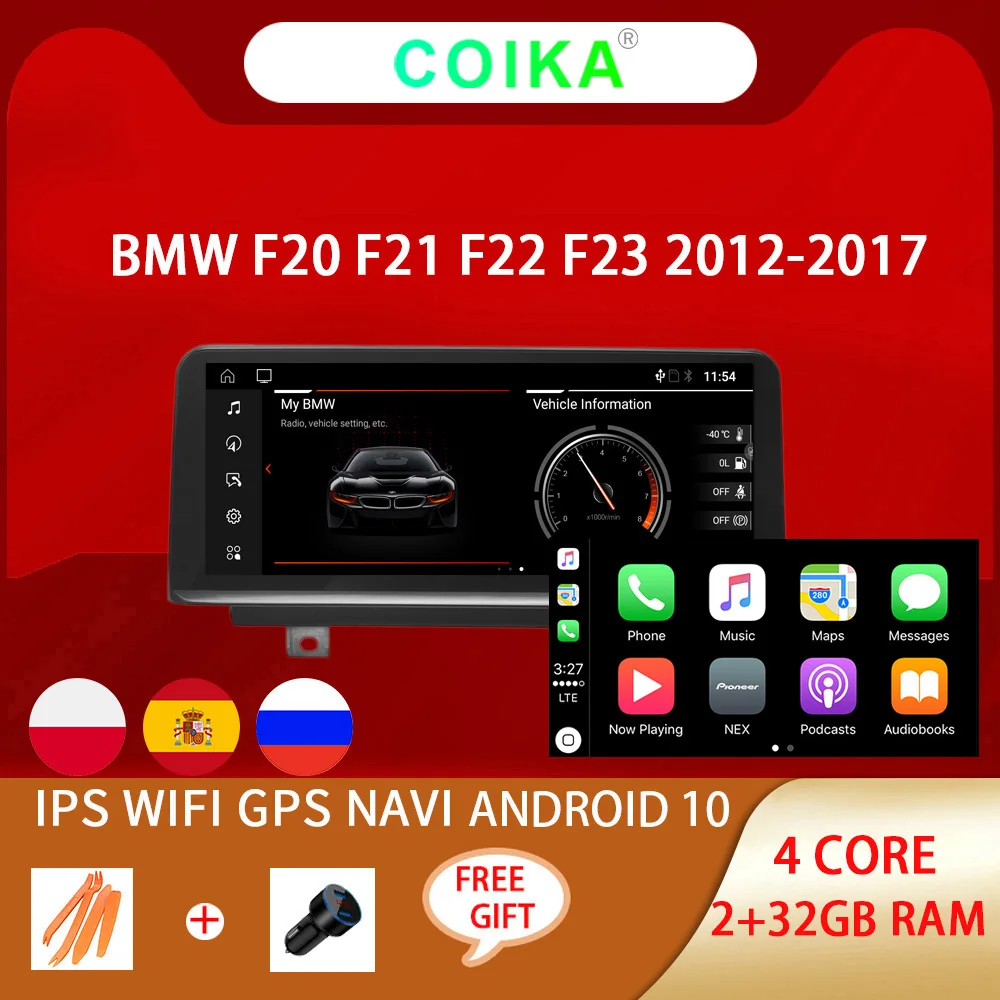 Android 10 System Car Tablet Stereo For BMW F20 F21 F22 F23 12-16Y WIFI 2+32GB RAM IPS Touch BT GPS Navi Multimedia Carplay
Android 10 System Car Tablet Stereo For BMW F20 F21 F22 F23 12-16Y WIFI 2+32GB RAM IPS Touch BT GPS Navi Multimedia Carplay