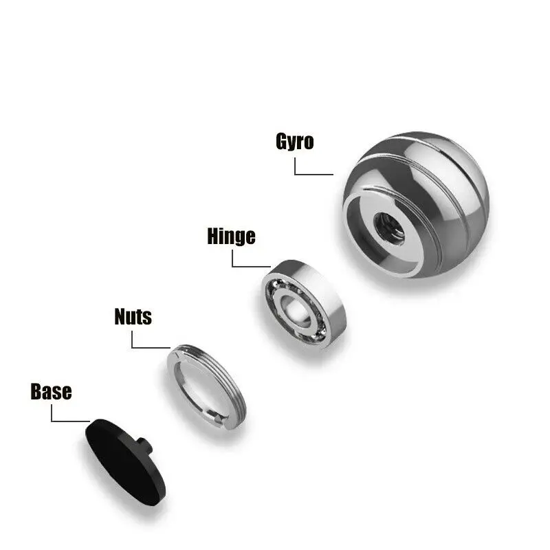 Fidget Spinning Toys Metal Gyro Desktop Ball Rotary Gyro Aluminum Alloy Round Metal Kinetic Decompression Decompression Toy
Fidget Spinning Toys Metal Gyro Desktop Ball Rotary Gyro Aluminum Alloy Round Metal Kinetic Decompression Decompression Toy