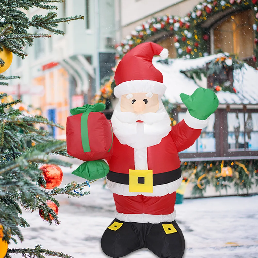 Santa Holding Gift Bag with Light Christmas Inflatable Model for Garden Lawn Party Decoration Props Toys Household Accessories
Santa Holding Gift Bag with Light Christmas Inflatable Model for Garden Lawn Party Decoration Props Toys Household Accessories