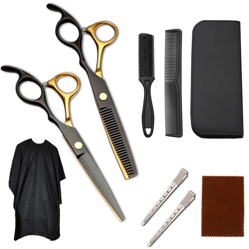 8 /9 Pcs Professional Hair Cutting Scissors Kit Hair Cutting Shears Barber Salon Hairdresser Tool Thinning Scissors Comb Cape
8 /9 Pcs Professional Hair Cutting Scissors Kit Hair Cutting Shears Barber Salon Hairdresser Tool Thinning Scissors Comb Cape