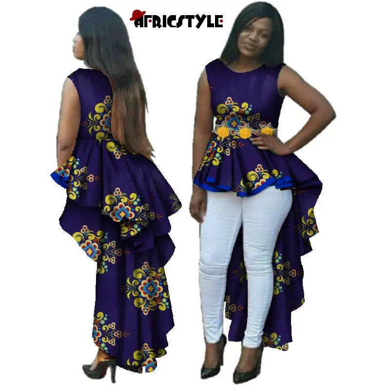 2021 Summer Africian Femme Top Sleeveless Africa Style Lady Shirts with Swing Floral Printed Casual African Women Clothes WY142
2021 Summer Africian Femme Top Sleeveless Africa Style Lady Shirts with Swing Floral Printed Casual African Women Clothes WY142