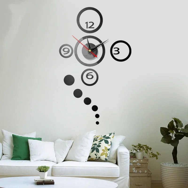 New 3D Wall Clock Watch Diy Acrylic Mirror Home Decore Wall Stickers Quartz Needle Modern Design Digital Clock reloj de pared
New 3D Wall Clock Watch Diy Acrylic Mirror Home Decore Wall Stickers Quartz Needle Modern Design Digital Clock reloj de pared