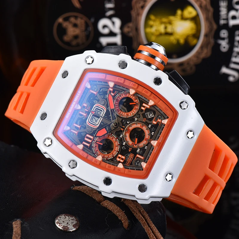 Top brand luxury six needles full-featured hollow wine barrel business men's watch waterproof sports watch Relogio Masculino
Top brand luxury six needles full-featured hollow wine barrel business men's watch waterproof sports watch Relogio Masculino
