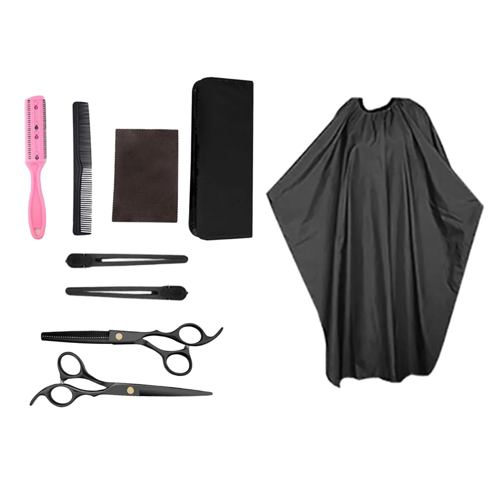 8PCS Professional Hairdressing Scissors Kit Hair Cutting Thinning Scissors Hairdressing Shears Hairbrush Cape Comb Styling Tools
8PCS Professional Hairdressing Scissors Kit Hair Cutting Thinning Scissors Hairdressing Shears Hairbrush Cape Comb Styling Tools