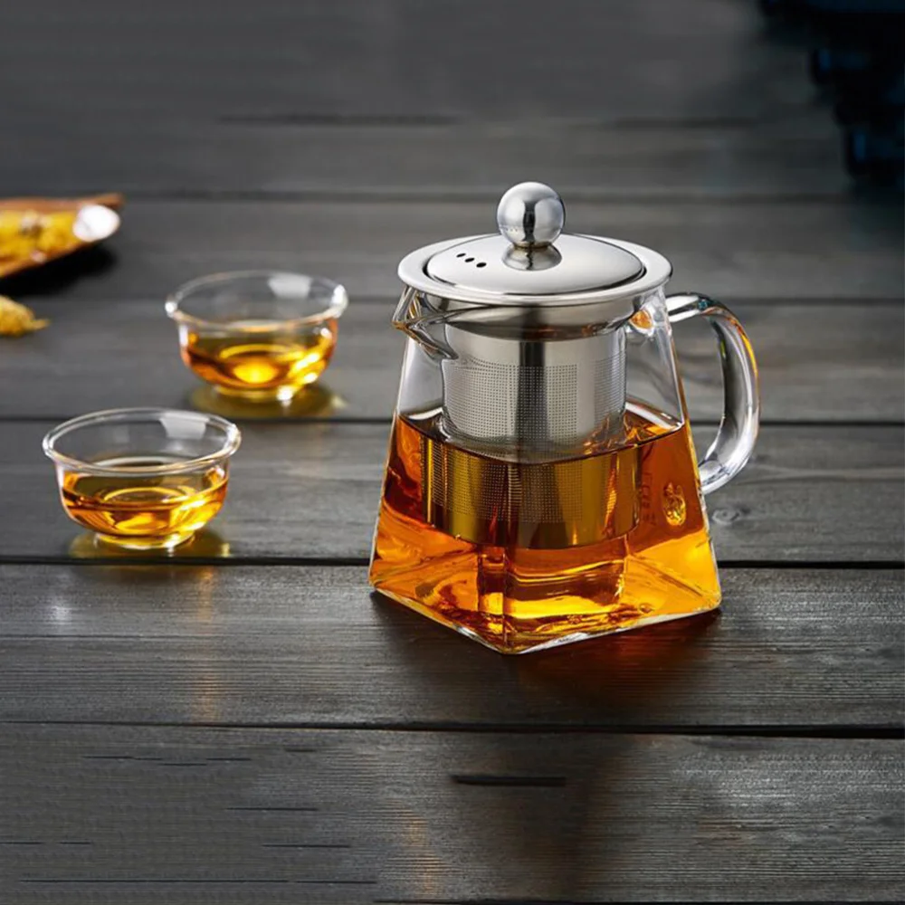Stainless Steel Infuser Strainer Heat Resistant Glass Tea Pot Tea Cup for Loose Leaf Tea
Stainless Steel Infuser Strainer Heat Resistant Glass Tea Pot Tea Cup for Loose Leaf Tea