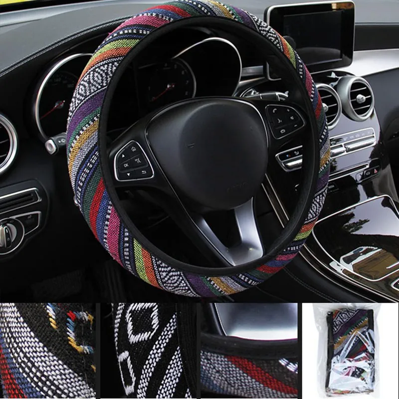 Universal Car Steering Wheel Cover Protector Skidproof Auto Steering-wheel Cover Anti-Slip Embossing Leather Car-styling
Universal Car Steering Wheel Cover Protector Skidproof Auto Steering-wheel Cover Anti-Slip Embossing Leather Car-styling