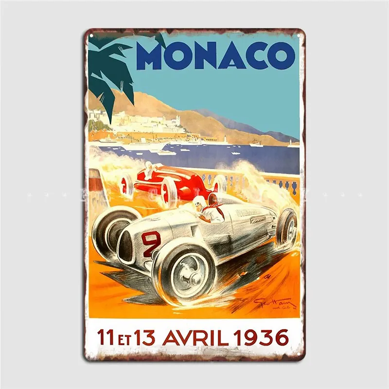 1936 год, гоночный плакат Монако Grand Prix, металлический плакат для кинотеатра, Настенный декор, настенная пещера, Забавный жестяной плакат
1936 год, гоночный плакат Монако Grand Prix, металлический плакат для кинотеатра, Настенный декор, настенная пещера, Забавный жестяной плакат
