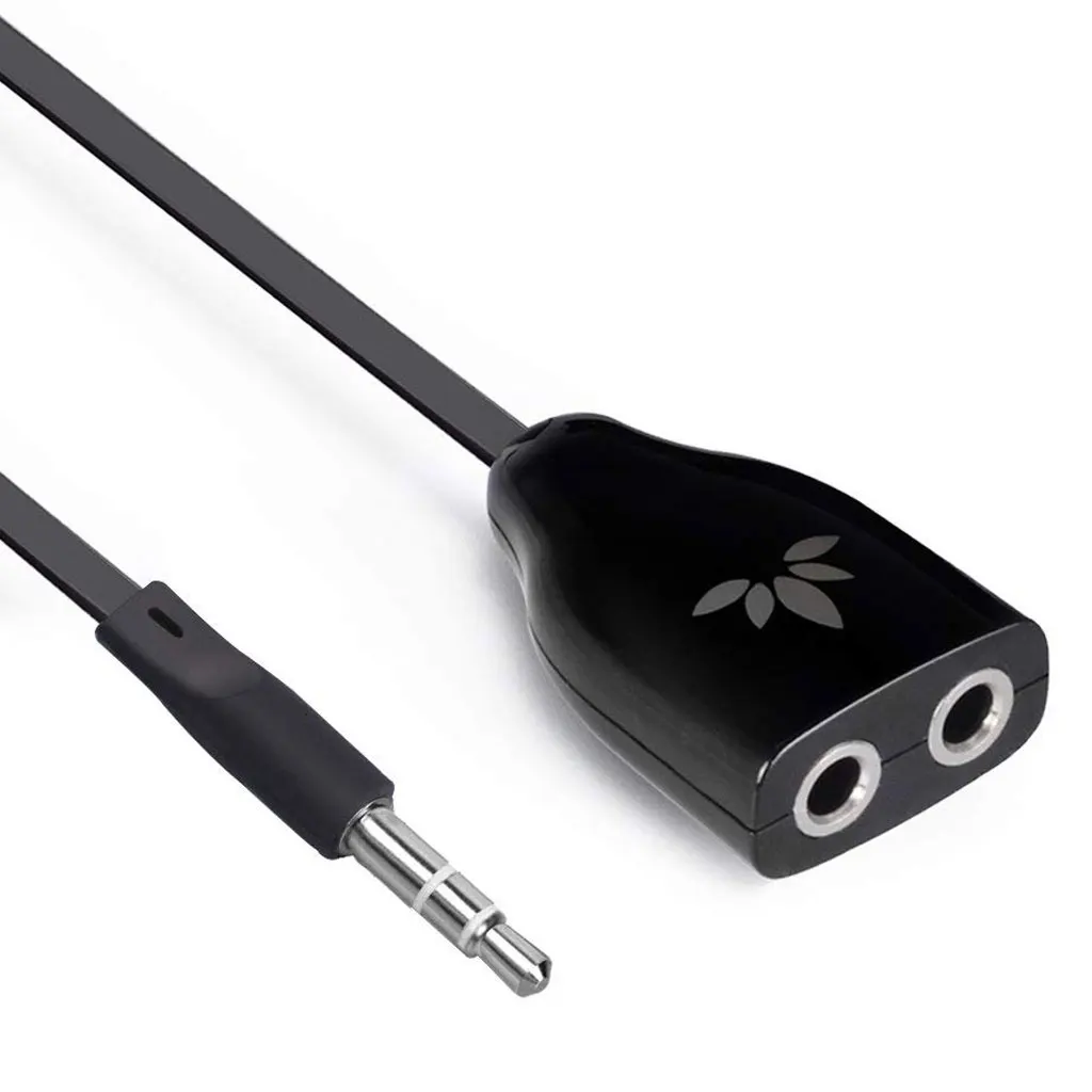Avantree TR302 Two Way 3.5mm Dual Headphone Jack Splitter, AUX Stereo Earphone Earbuds Y Audio Split Adapter Cable - Black
Avantree TR302 Two Way 3.5mm Dual Headphone Jack Splitter, AUX Stereo Earphone Earbuds Y Audio Split Adapter Cable - Black