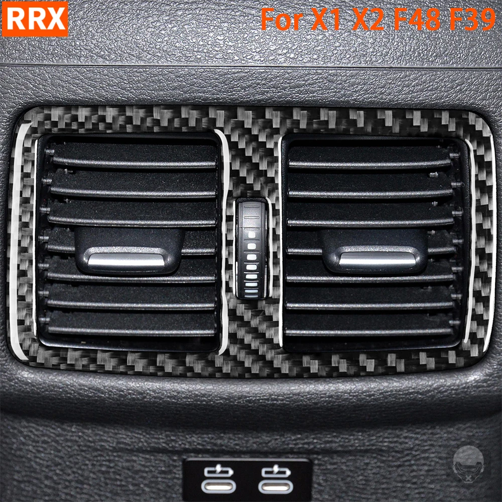 For BMW X1 F48 2016-2021 X2 F39 2018-2021 Rear Central Air Outlet Cover Trim Carbon Fiber Stickers Car Interior Accessories
For BMW X1 F48 2016-2021 X2 F39 2018-2021 Rear Central Air Outlet Cover Trim Carbon Fiber Stickers Car Interior Accessories