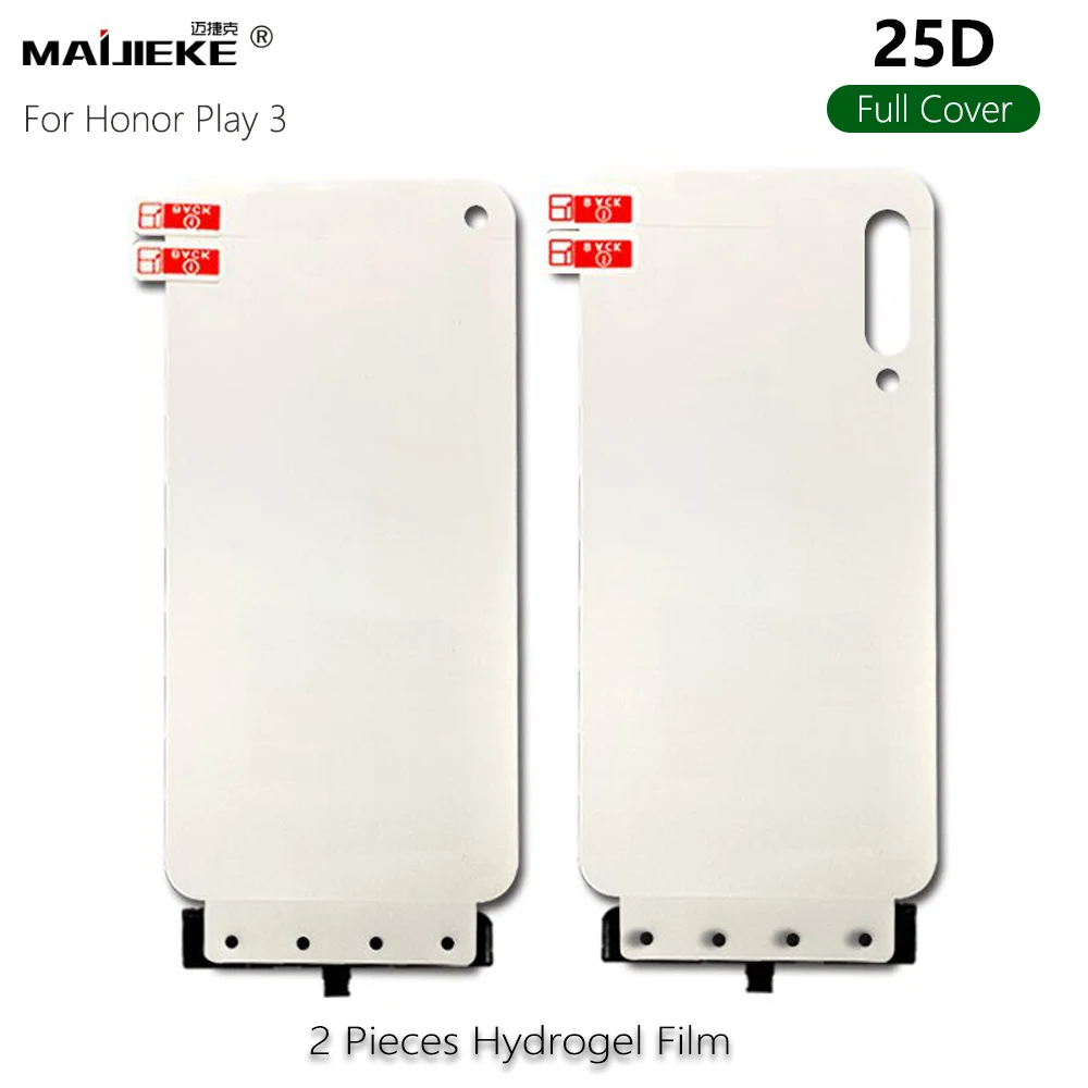 2PCS 25D Front Back Soft Hydrogel Film For Huawei Honor Play 3 Full Cover Screen Protector Protective Film+Fix Tools Not Glass
2PCS 25D Front Back Soft Hydrogel Film For Huawei Honor Play 3 Full Cover Screen Protector Protective Film+Fix Tools Not Glass