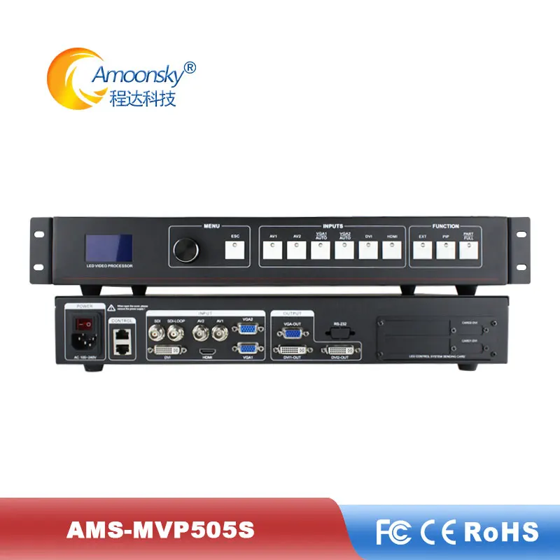 Best price full color sdi input video wall controller AMS-MVP505S led video processor support 2pcs sending card for led screen
Best price full color sdi input video wall controller AMS-MVP505S led video processor support 2pcs sending card for led screen