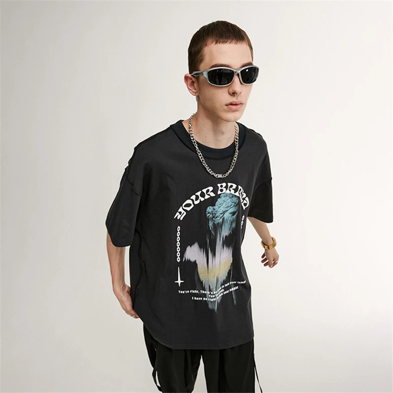 Men T Shirt Hip Hop Streetwear Sculpture Quicksand T-Shirt Harajuku Tshirts Summer Short Sleeve Casual Cotton Tops Tees Black
Men T Shirt Hip Hop Streetwear Sculpture Quicksand T-Shirt Harajuku Tshirts Summer Short Sleeve Casual Cotton Tops Tees Black