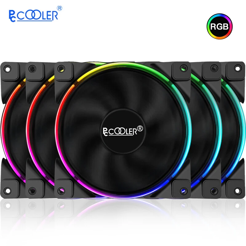 RGB Computer Case Fan Cooler 120mm Quiet Cooling PWM Fans Aura Sync 5V/12V Heat Sink PC Case Cooler Fan Cooling
RGB Computer Case Fan Cooler 120mm Quiet Cooling PWM Fans Aura Sync 5V/12V Heat Sink PC Case Cooler Fan Cooling