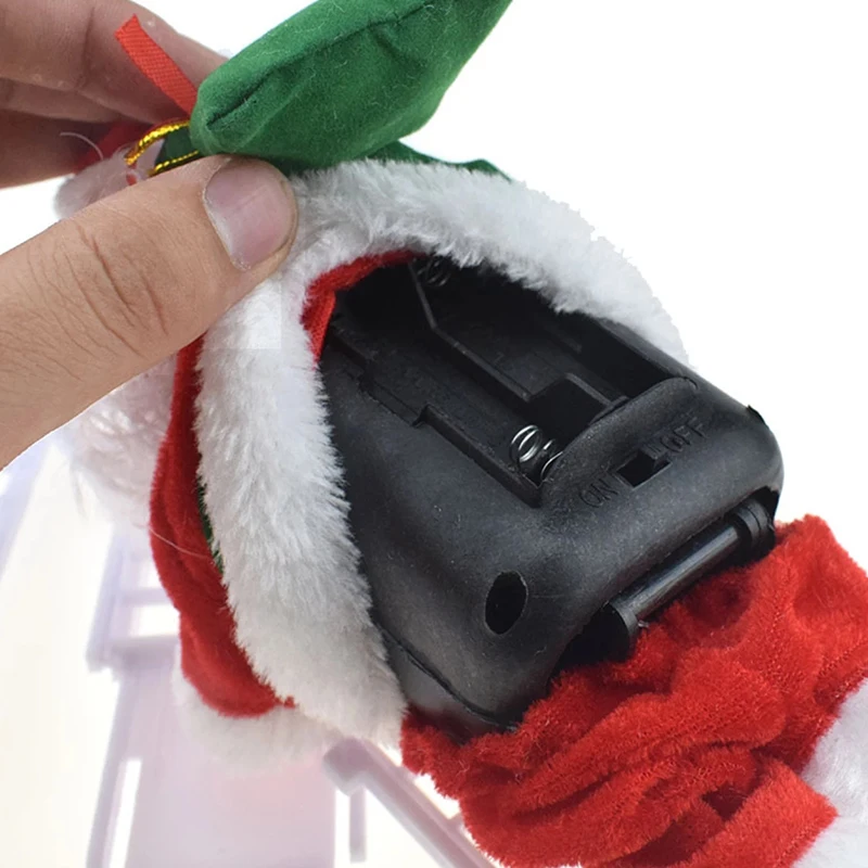 New Electric Santa Claus Climbing Ladder Doll Xmas Decor Kid Gift 2020 Christmas Decorations For Home Merry Christmas Ornament
New Electric Santa Claus Climbing Ladder Doll Xmas Decor Kid Gift 2020 Christmas Decorations For Home Merry Christmas Ornament