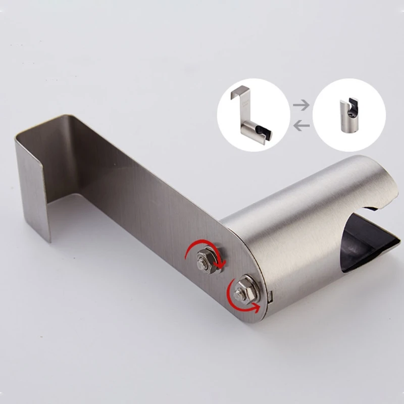 Free Nail Bidet Hook Holder Stainless Steel Hanger ABS Brushed Socket Wall Shower Head Holder Sprayer 1 Pack G32C 
Free Nail Bidet Hook Holder Stainless Steel Hanger ABS Brushed Socket Wall Shower Head Holder Sprayer 1 Pack G32C