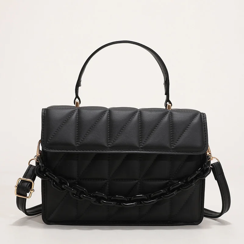 Urban Simple Popular Women's Bag New Fashion Casual Chain Messenger Bag Women Leather Channels Handbags Top-handle Bags
Urban Simple Popular Women's Bag New Fashion Casual Chain Messenger Bag Women Leather Channels Handbags Top-handle Bags