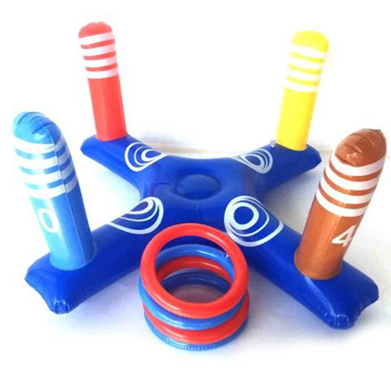Надувное кольцо с зажимом надувное игрушка для игры в бассейн Детская уличная