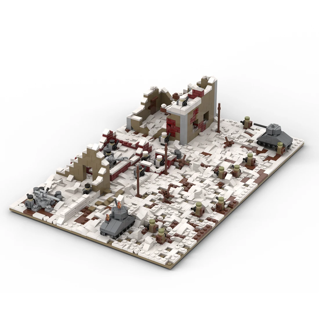 1539Pcs MOC Military Scene Battlefield DIY Assembling Building Block Model Kit (Licensed and Designed by Mini Custom Set)
1539Pcs MOC Military Scene Battlefield DIY Assembling Building Block Model Kit (Licensed and Designed by Mini Custom Set)