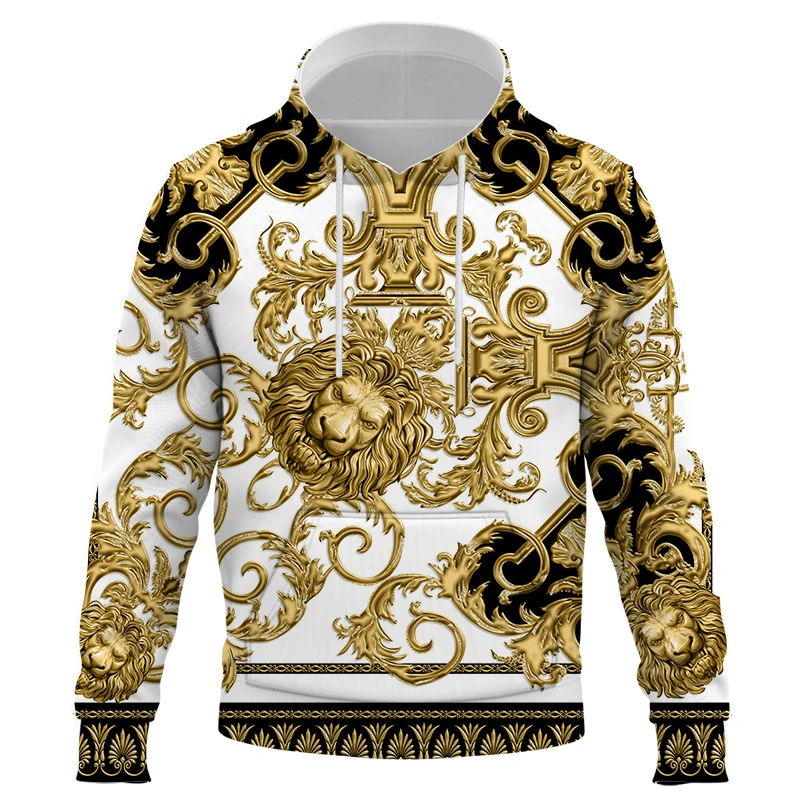 Nieuwste Barokke Truien Voor Mannen/Vrouwen Herfst En Winter Oversized 3d Leeuwenkop Crown Gedrukt Sweatshirts Streetwear
Nieuwste Barokke Truien Voor Mannen/Vrouwen Herfst En Winter Oversized 3d Leeuwenkop Crown Gedrukt Sweatshirts Streetwear